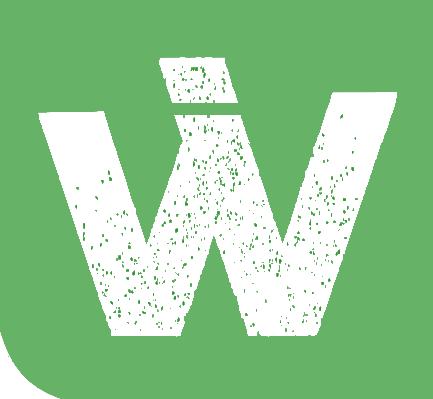 logo de l'application, un w en blanc sur fond vert